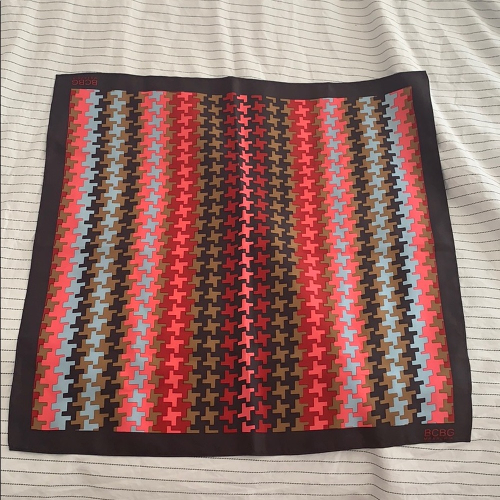 New BCBG Silk Scarf